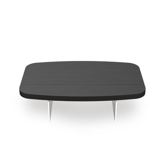 Action Lift-Top Coffee Table - Black | Floating Glass Legs